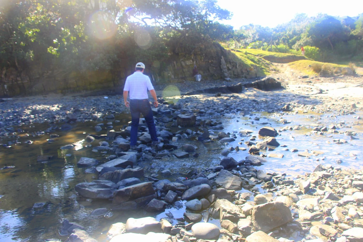 We crossed a stone path across this stream to get to breakfast and dinner every day!
