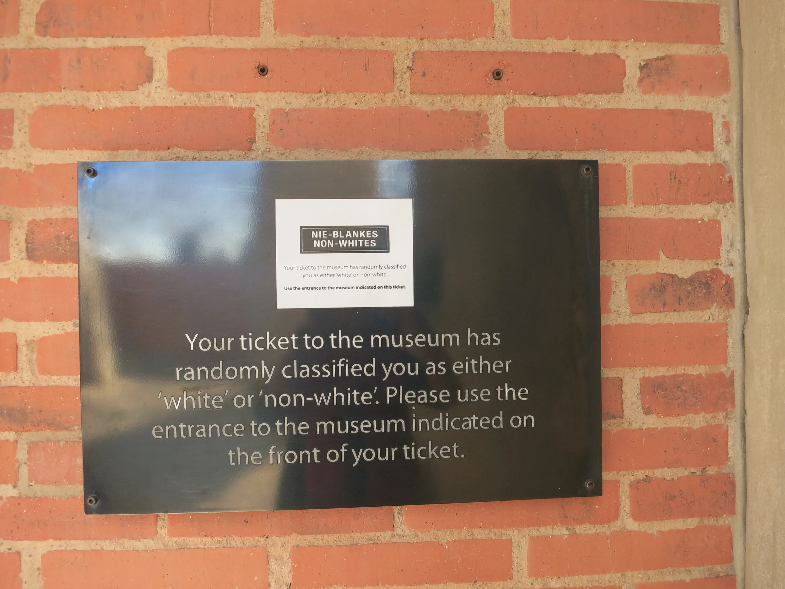 Apartheid Museum, Johannesburg, South Africa