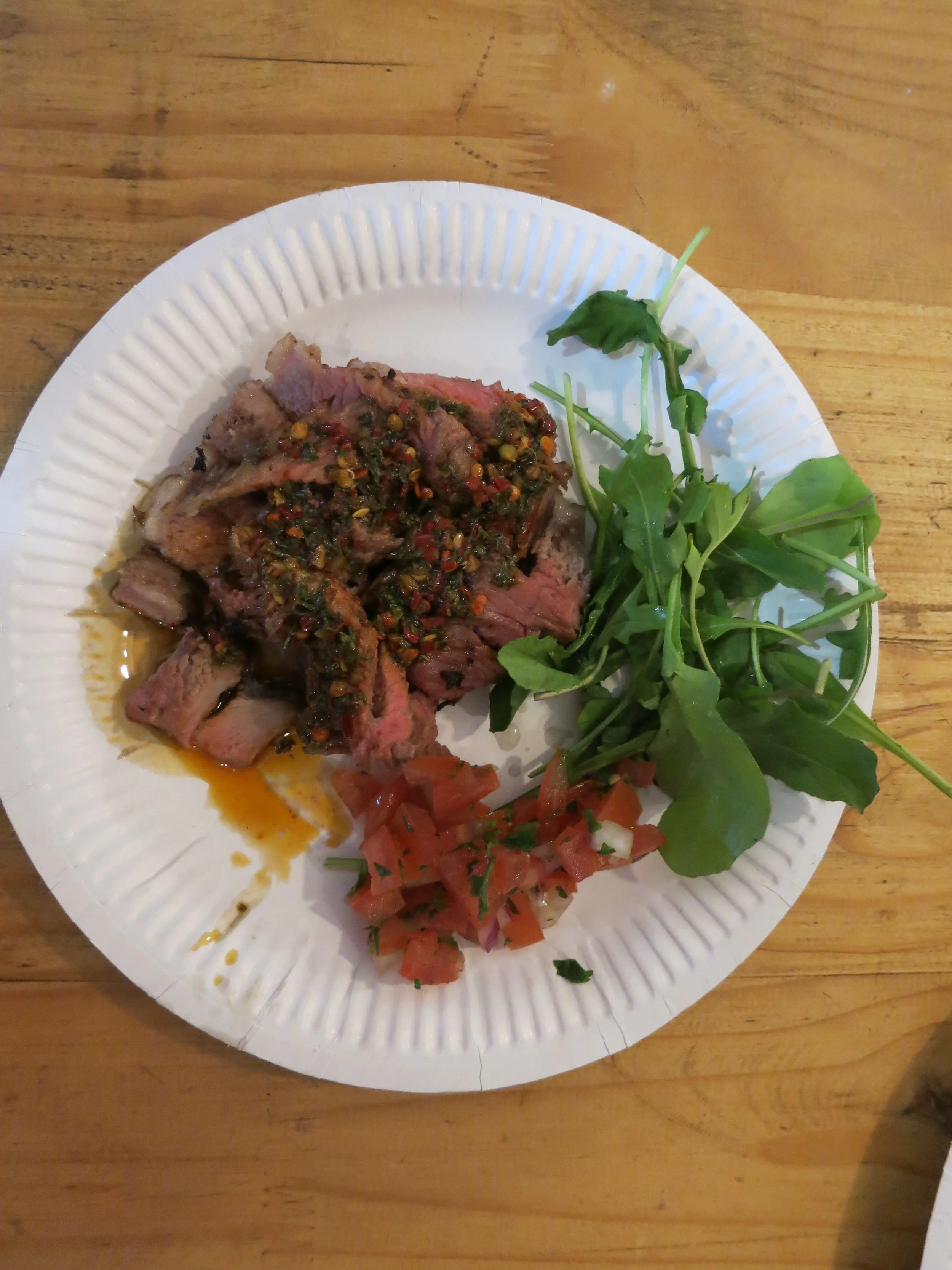Argentina Steak at Neighborhood Goods Market, Johannesburg, South Africa. RTW Travel