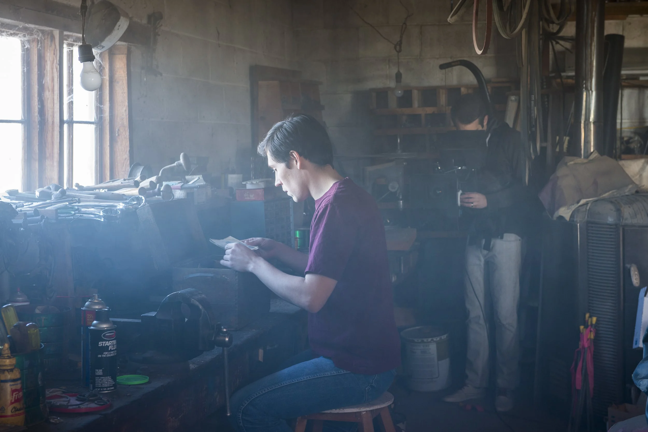 At this location we used a DF-50 Hazer to add some depth to the shot.