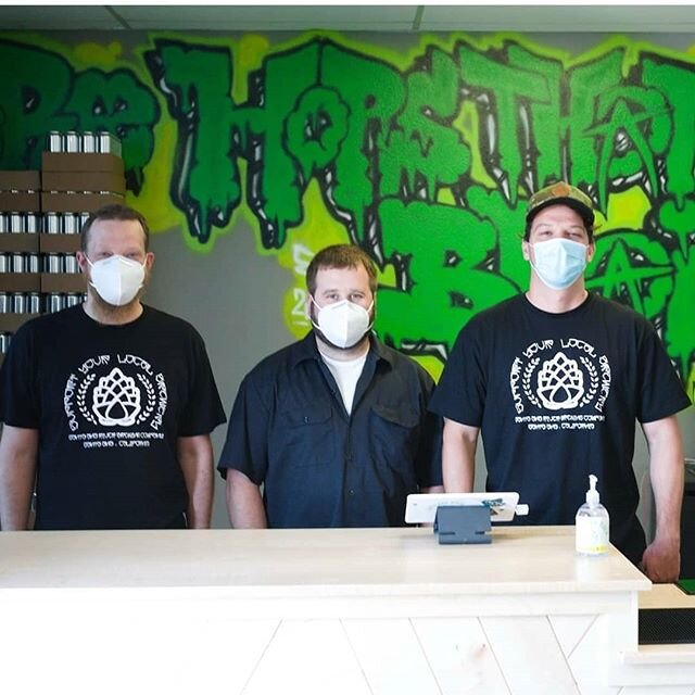 Yes. We are open again for on site beer enjoyment! Our customers safety is a top concern during these times. We are in accordance with all the California state issued guidelines regarding social distancing, masks, sanitizer etc. Please bring a mask w