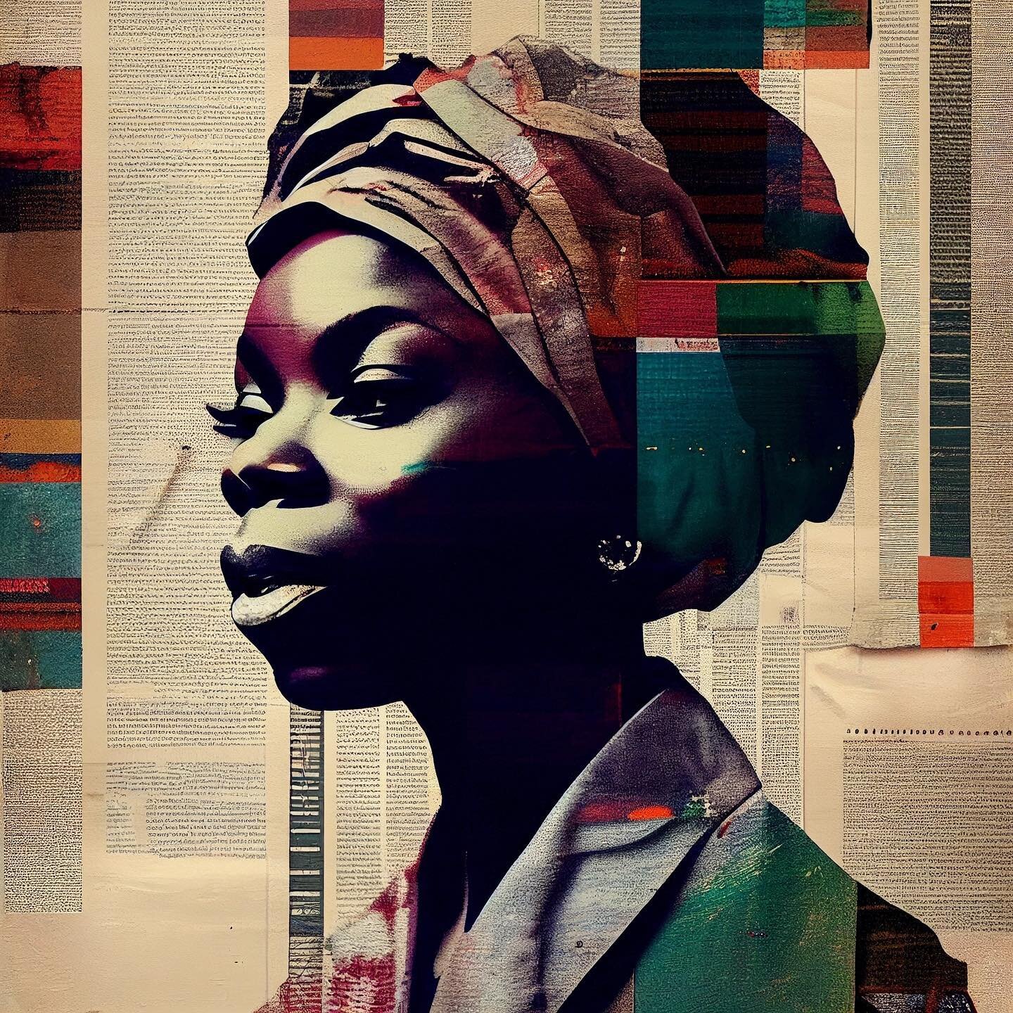 Happy heavenly birthday, @ninasimone! Your music and legacy of resistance keeps you close to our hearts here on earth!
#ninasimone #musicalgenius #aiart