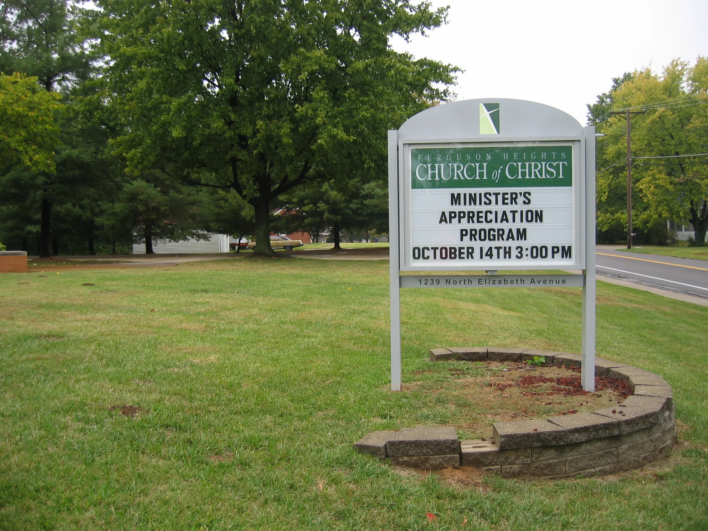 Church of Christ Monument Sign