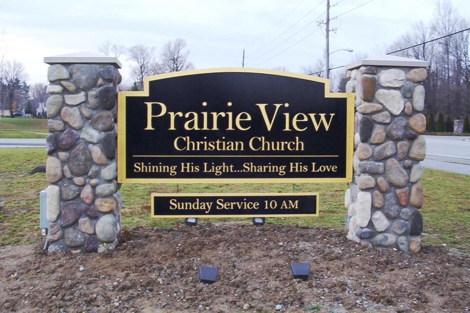 Prairie View Christian Church Monument Sign