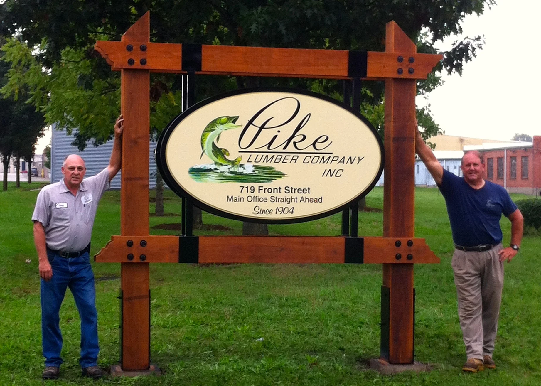 Monument Sign for Pike Lumber Company Inc.