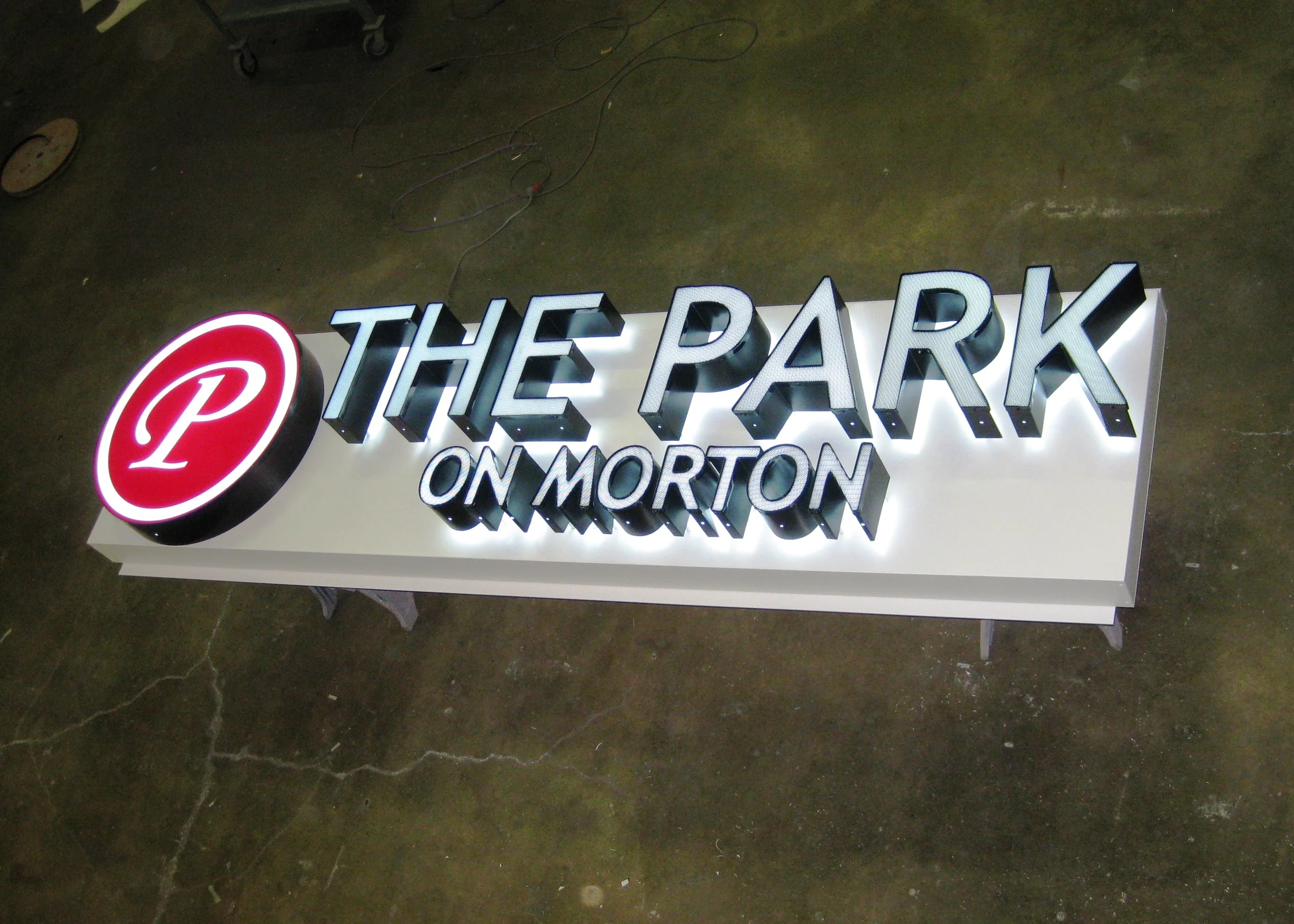 Channel Letters for The Park on Morton