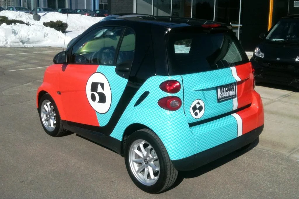 Smart Car Digitally Printed Car Wrap