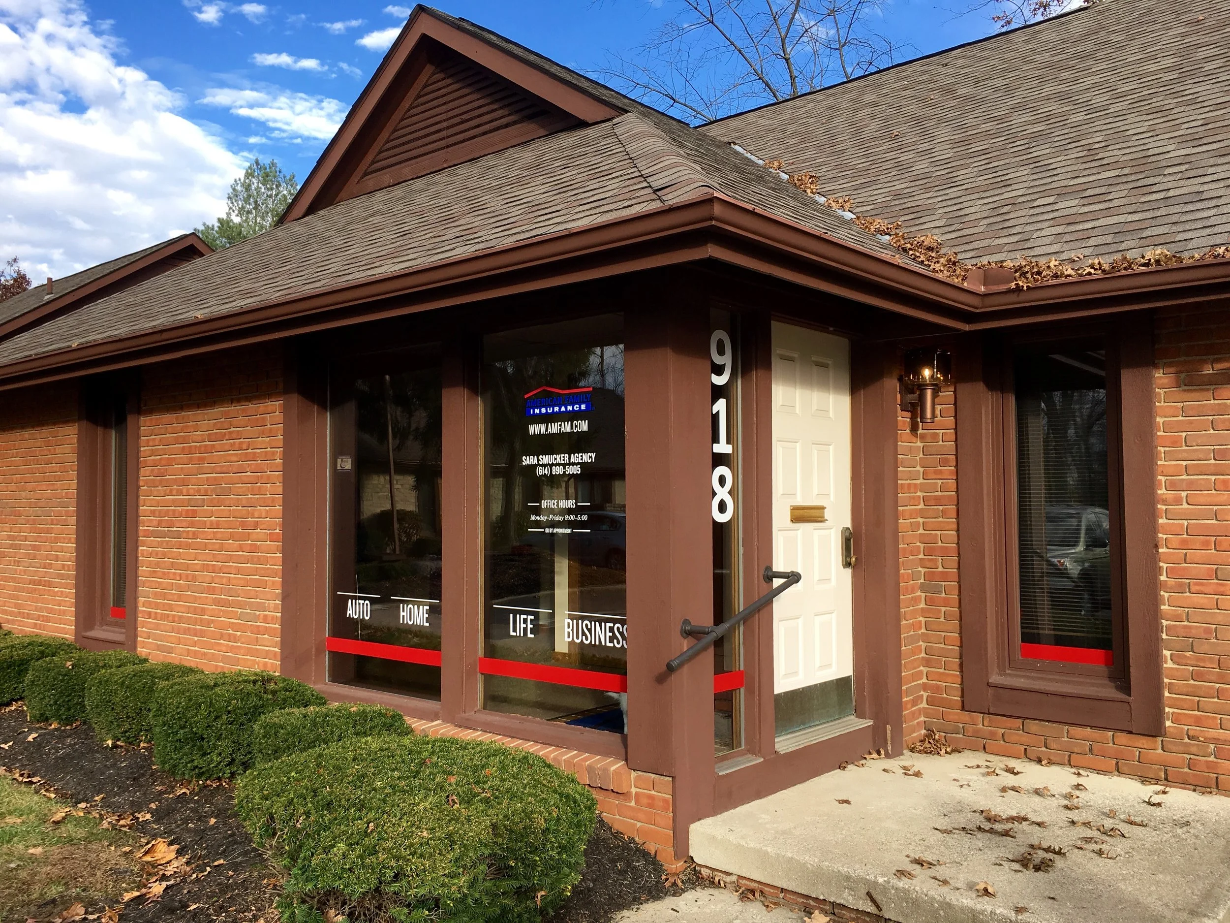 State Farm Insurance Window Graphics