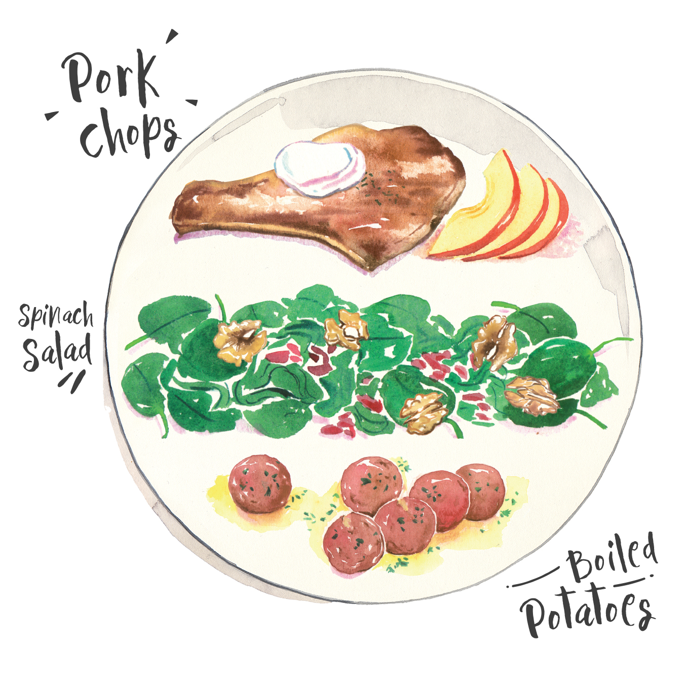 pork chops-spinach salad-boiled potatoes.jpg