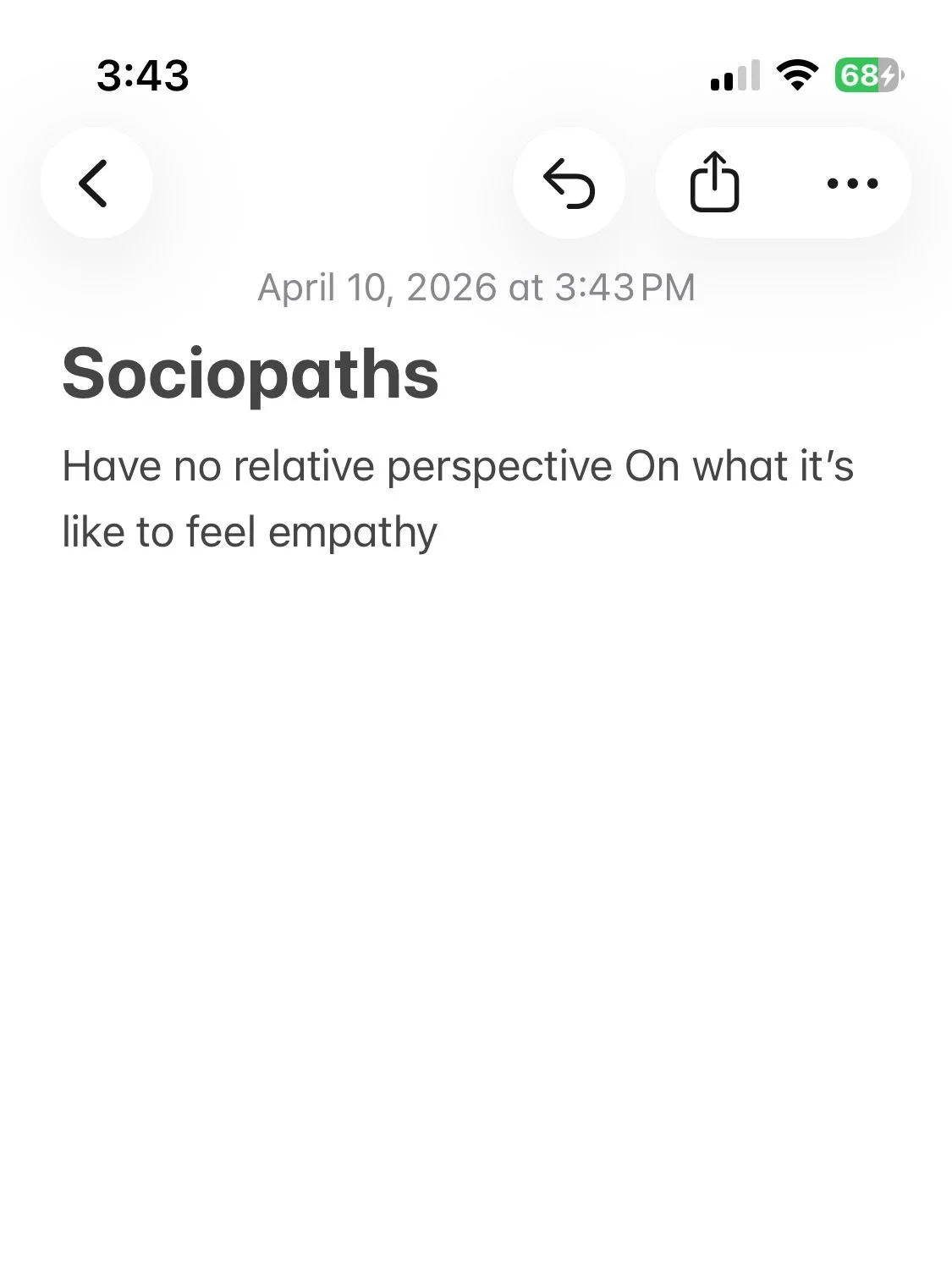 It&rsquo;s all relative. Remember that when someone&rsquo;s being a dick. Reasoning can only work with someone who has the ability to understand your point. Let that guide where you invest time and ⚡️