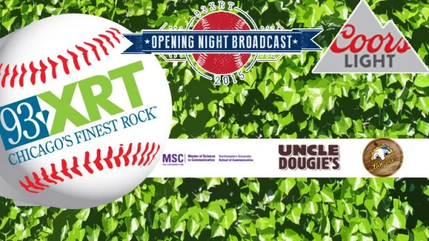 Thrilled to be playing at the 93XRT Opening Night Live Broadcast at YAK-ZIES BAR & GRILL in Wrigleyville in Chicago today! FREE admission, or stream our performance online. More details here: http://bit.ly/1LXfUFS