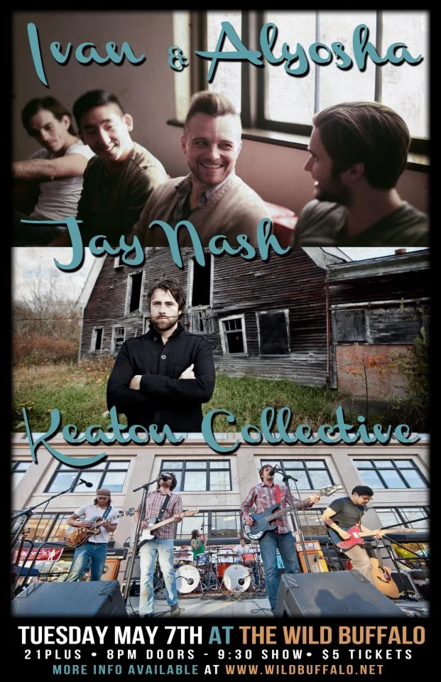 Tonight we’re playing at Wild Buffalo in Bellingham at 9:30pm with Keaton Collective and Jay Nash! Tickets HERE .