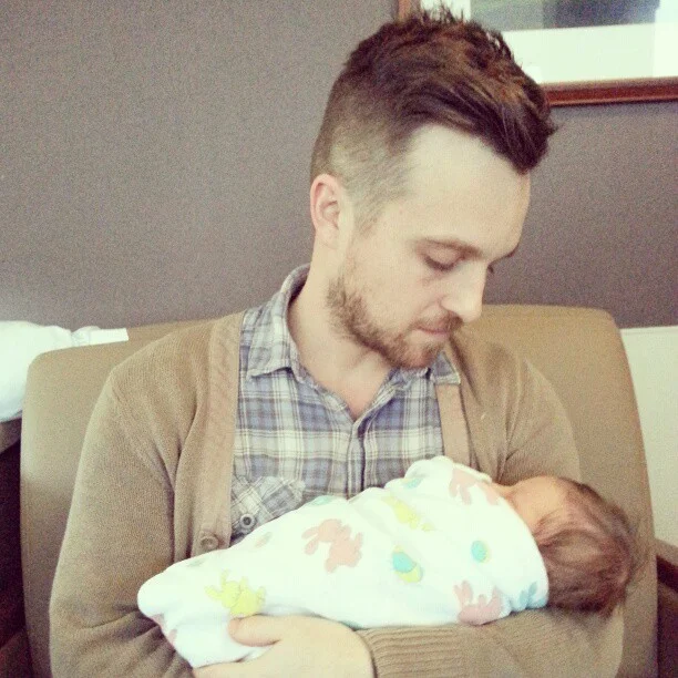 Tim & Baby Lennon! Congrats to Pete for becoming a Father and performing at last nights Sold Out Showbox Show on zero sleep!! Thanks to everyone who came to support I&A, @krisorlowski @SmokeyBrights & @PassengerString . Also, big thanks to @kexp, @artisthome, @kevinsur, @showboxsea, @ryanintheus, @MissingPieceGrp