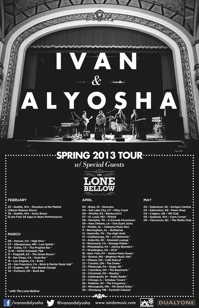 Tickets for our spring tour went on sale today! Check ‘em out and head on over here to buy.