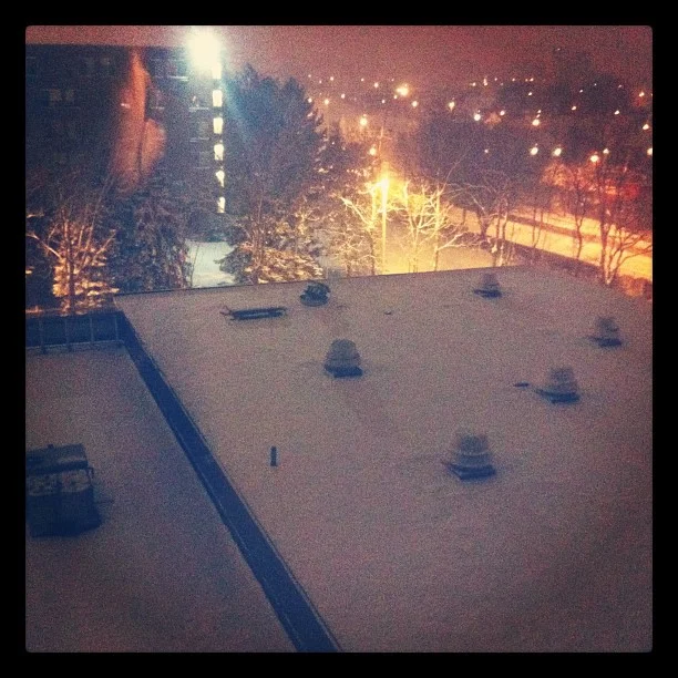Hey Seattle, it snowed in Boston too! (Taken with instagram )
