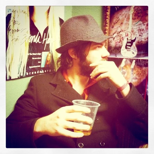 Jesse Carmichael. Backstage. (Taken with Instagram at The Rock n Soul Cafe)