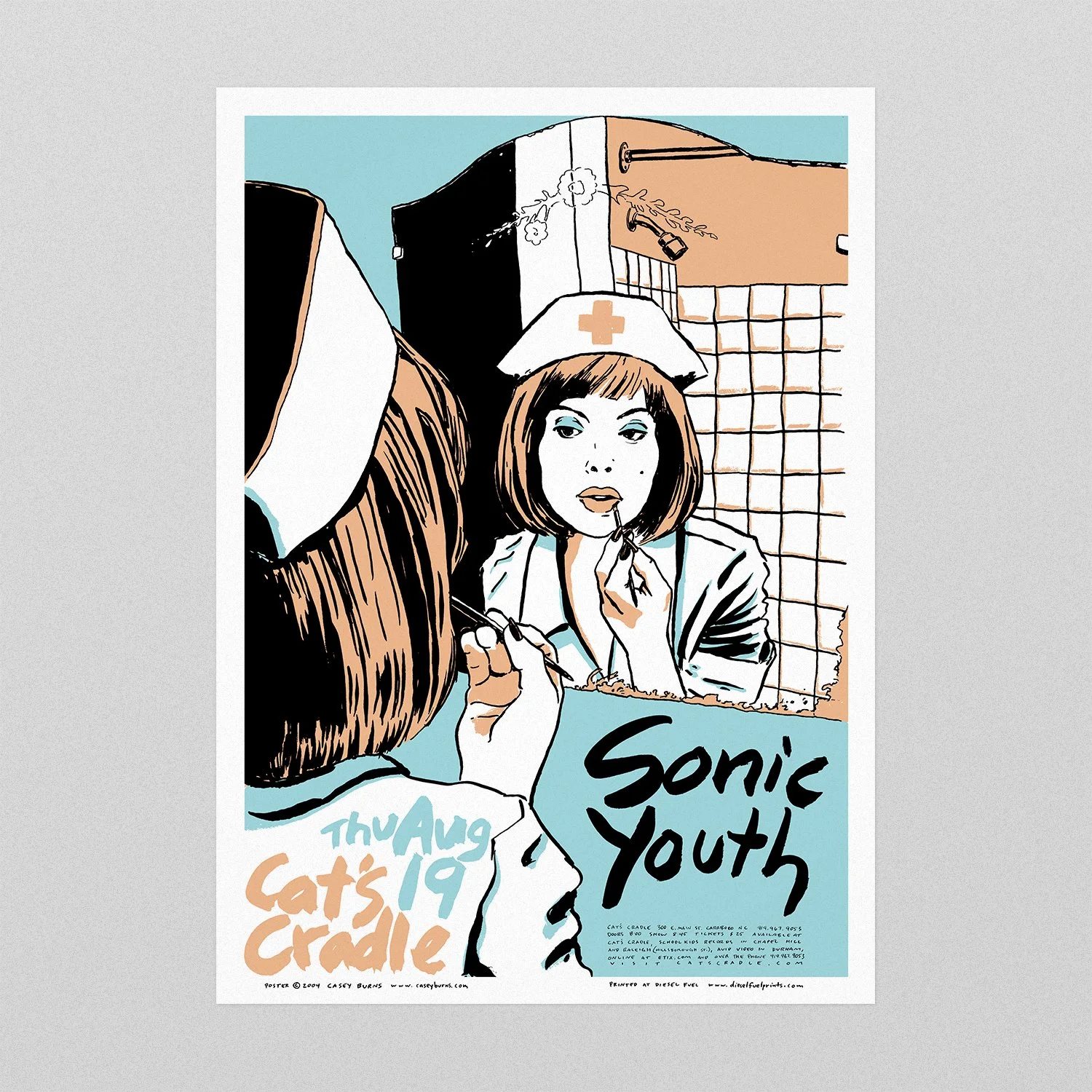 Sonic Youth Poster, Cat