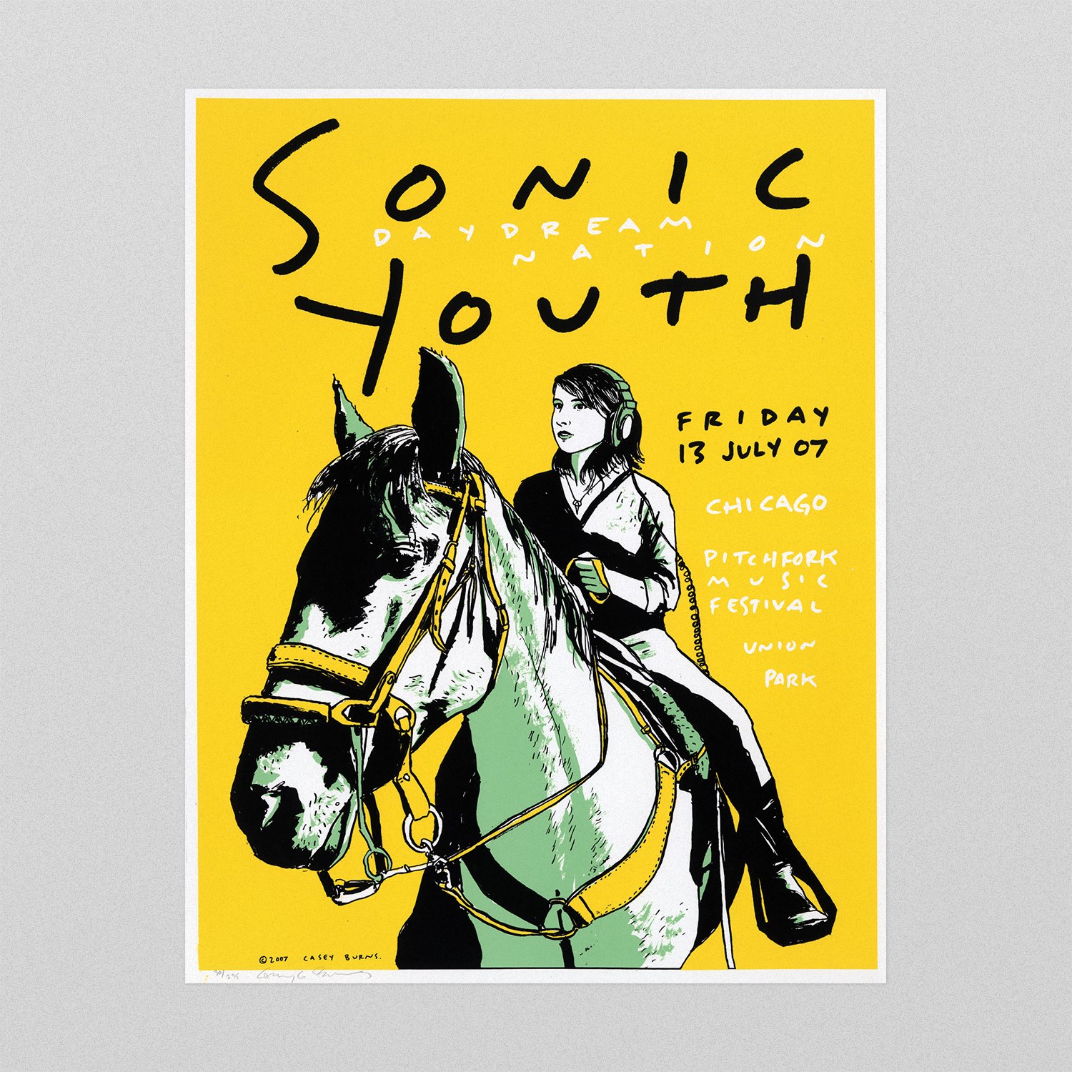 Sonic Youth Daydream Nation Poster, Pitchfork, Chicago, 2007 