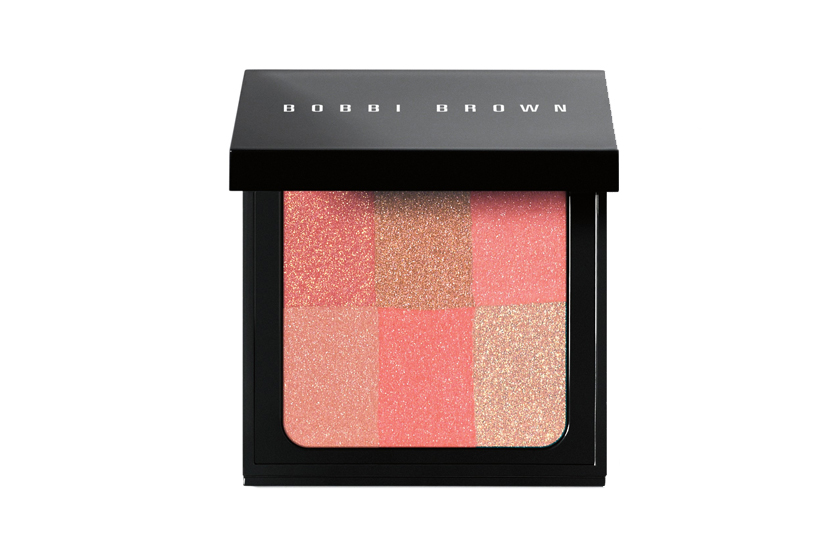  Bobbi Brown Brightening Brick in Pink Coral, $54.  “Imagine the warmth of a bronzer, the pure colour of a blush and the luminosity of a highlighter.”  