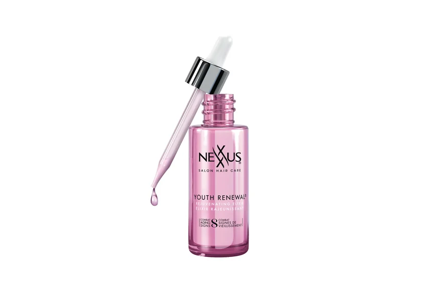 Nexxus Youth Renewal Rejuvenating Elixir, $20, at drugstores