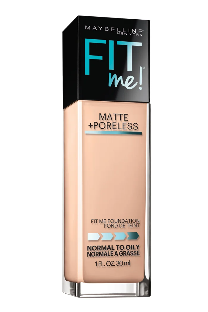 Maybelline Fit Me! Matte + Poreless Foundation, $10, at drugstores