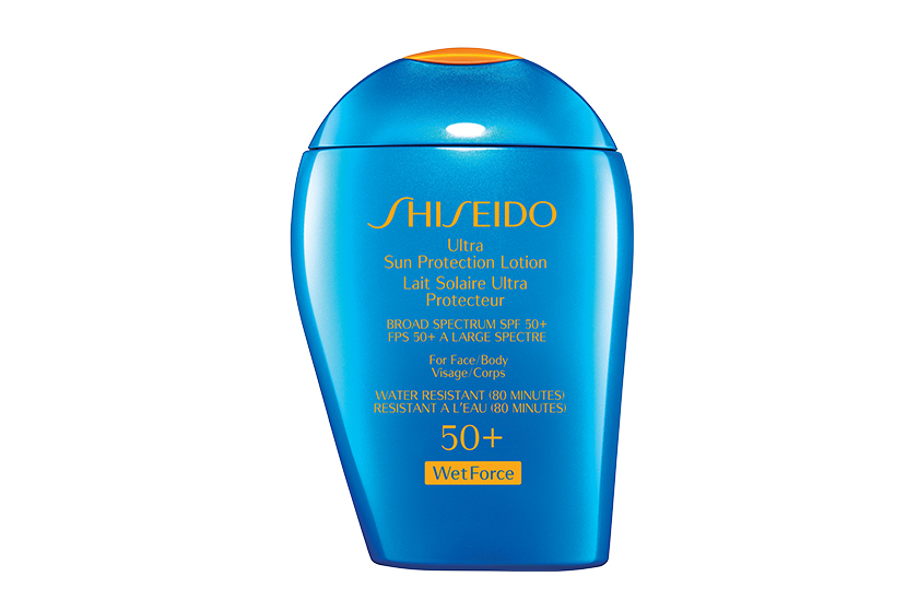  Shiseido Ultra Sun Protection Lotion SPF 50+ WetForce, $49 