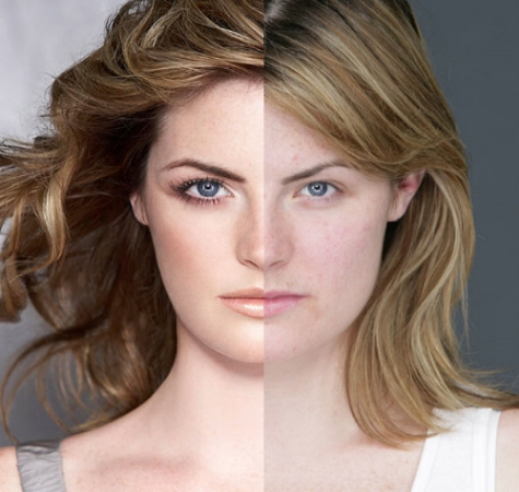 A still from Dove’s celebrated 2006 Evolution ad campaign