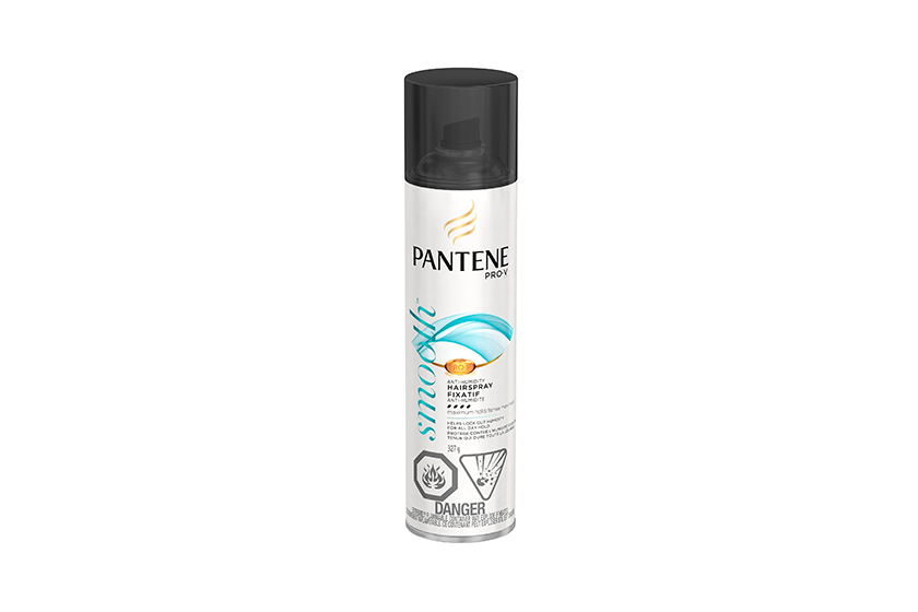  Pantene Pro-V Smooth Anti-Humidity Hairspray, $6, at drugstores 