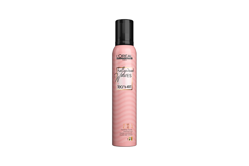  L’Oréal Professionnel Hollywood Waves Spiral Queen Nourishing Mousse, $23, at  salons  