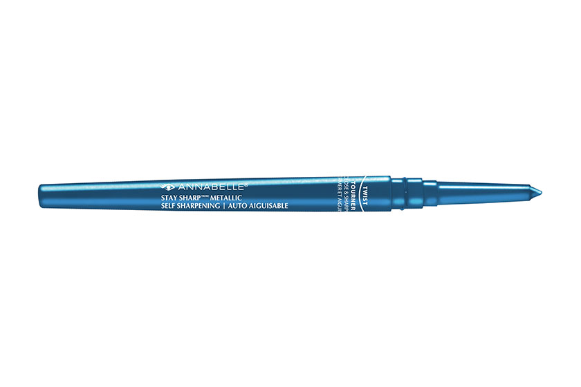  Annabelle Stay Sharp Waterproof Kohl Eyeliner in Ocean, $10, at drugstores 