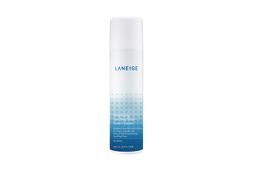  Laneige Brightening Sparkling Water Foam Cleanser, $30 