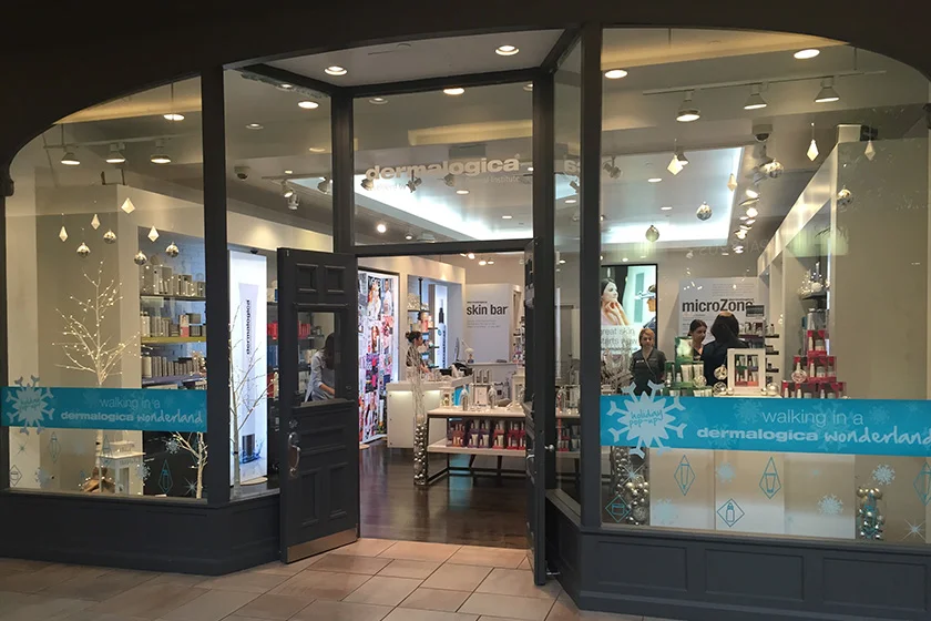 Dermalogica's Toronto holiday pop-up shop at Bayview Village