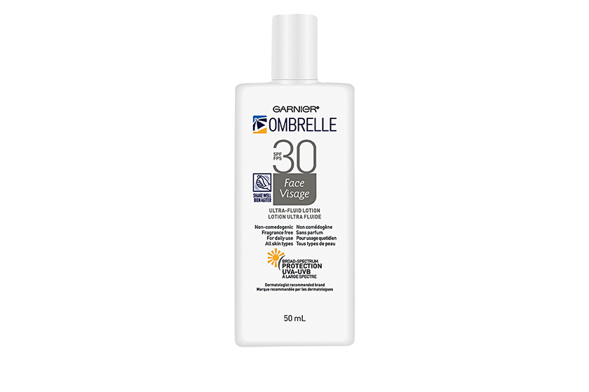 Garnier Ombrelle Ultra-Fluid SPF 30 Lotion for Face, $17