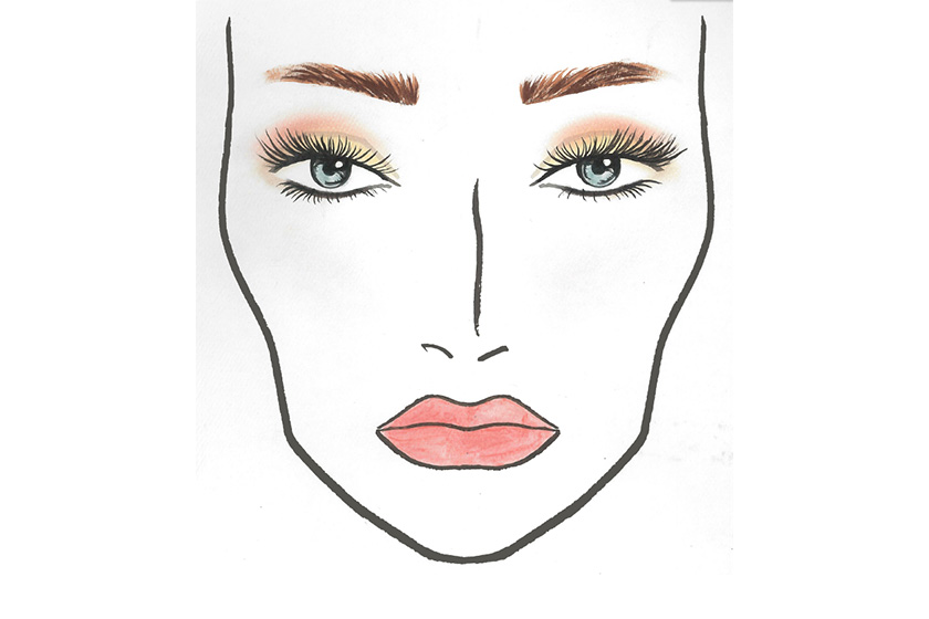  Face chart for Alexis Rose 
