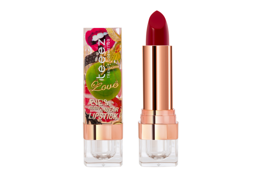  Teeez Cosmetics Eve’s Ready to Wear Lipstick in Sensual Red, $23 