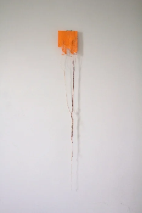   wanting,&nbsp; 5 x 36", paper, cotton thread, bleach, butter 