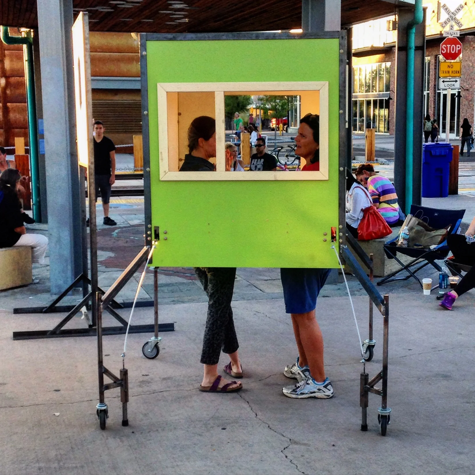   Mobile Event Viewing Apparatus #1 , 2015  2015 Aha Festival for Progressive Arts.    