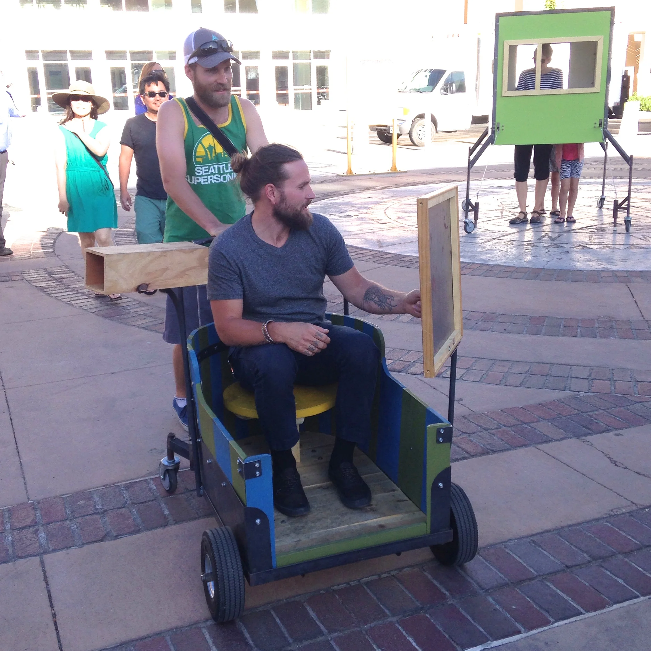   Mobile Event Viewing Apparatus #7 , 2015  2016 Creative 505, Albuquerque Civic Plaza, ABQ NM. 