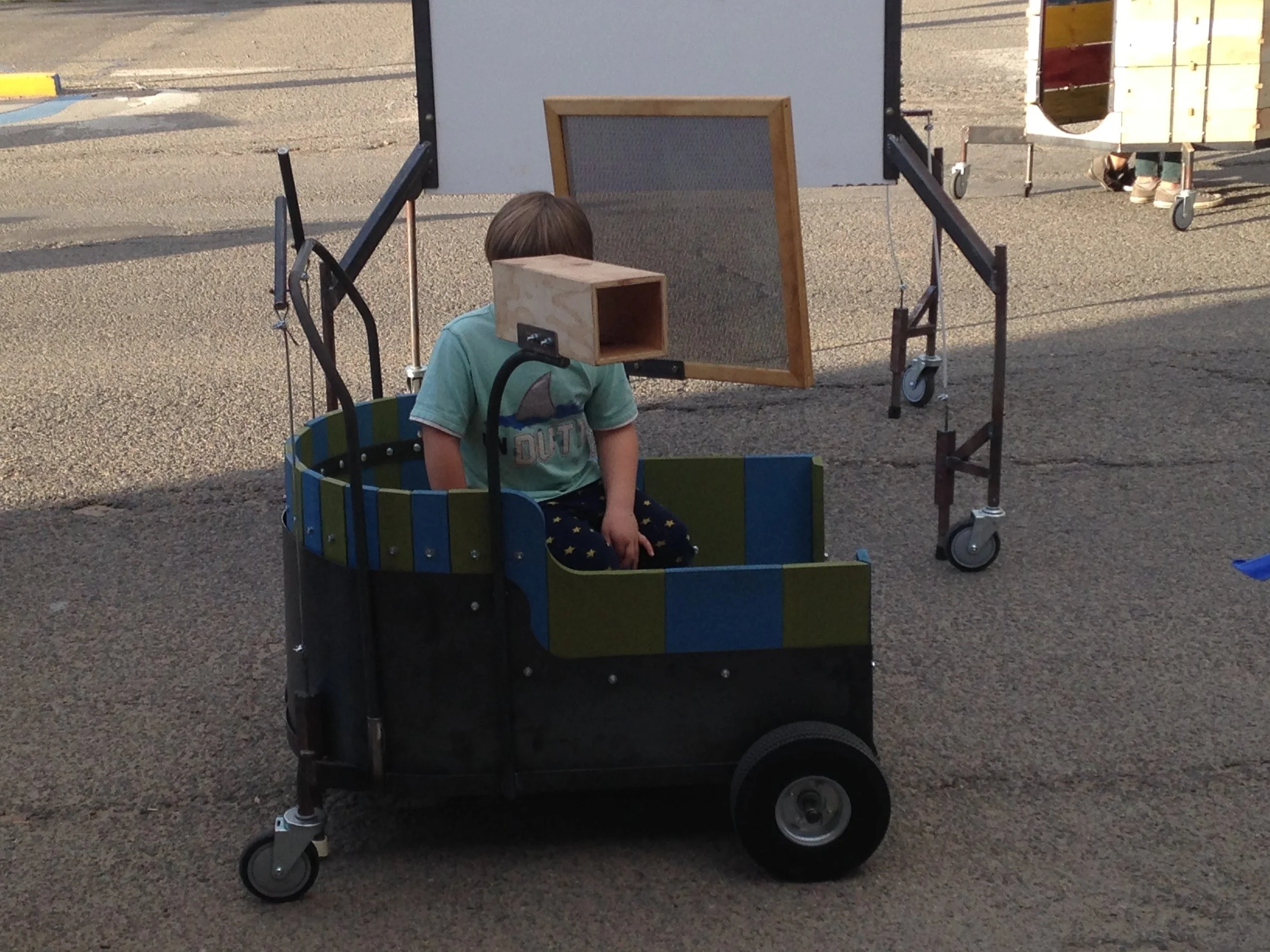   Mobile Event Viewing Apparatus #7 , 2015  The Paseo, 2015, Toas, NM. 