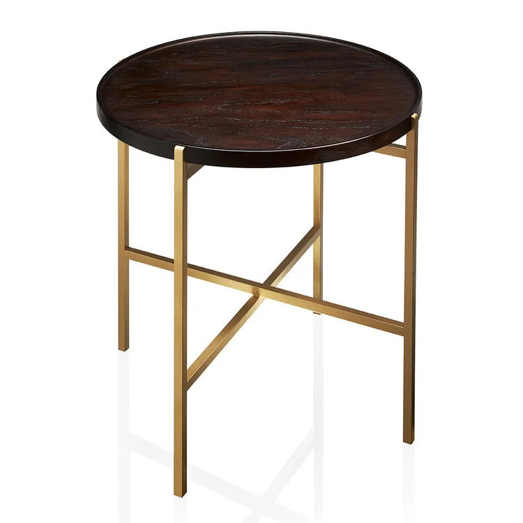 Fold Fold is a collection of beautifully hand crafted side-tables, designed and made in Melbourne. They are ideal for small and large scale contemporary interior spaces and offer a truly unique, artisanal experience. Fold the Story Fold was designed to address the issues of sustainability and longevity in a time of aesthetic homogeneity, dire disposability and ubiquitous fakes. Fold Unlimited is a collection of timber side tables with solid brass or steel legs. The legs are hand crafted and designed with the end of life cycle integral to the design. They fold flat for function and usability in small spaces and add a stunningly rich and warm feel to any room, creating a truly refined statement in any space. The American walnut, and ebony finished tops used in Fold create a luxuriously subtle texture to any room. Material Top Solid American Walnut with natural oil finish Solid Timber - Various with a satin ebony finish Material Legs Solid brass, brushed finish Solid steel, matt black finish Dimensions Height 450mm Width 475mm Depth 475mm Process Hand cast tops and hand crafted legs. Price $1400.00