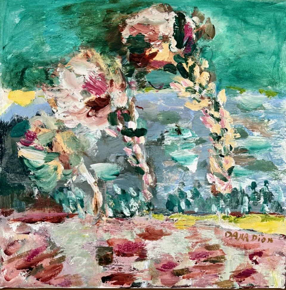 Dana Dion afternoon 2 30x30 cm acrylic on canvas in timber frame $750.jpeg