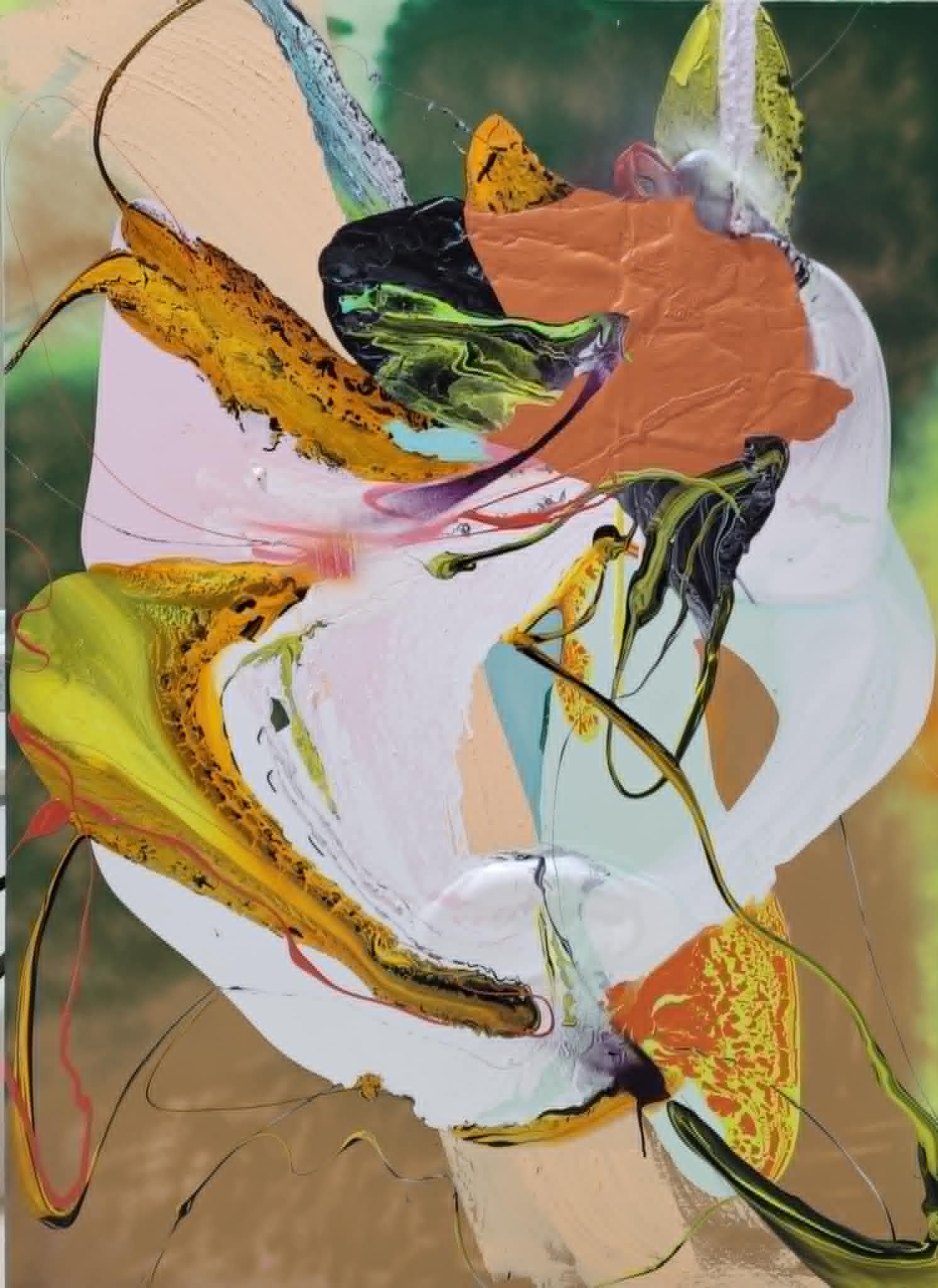 Suspended Garden -Flash Back 180 x130 Mixed Media on canvas $8700.jpg