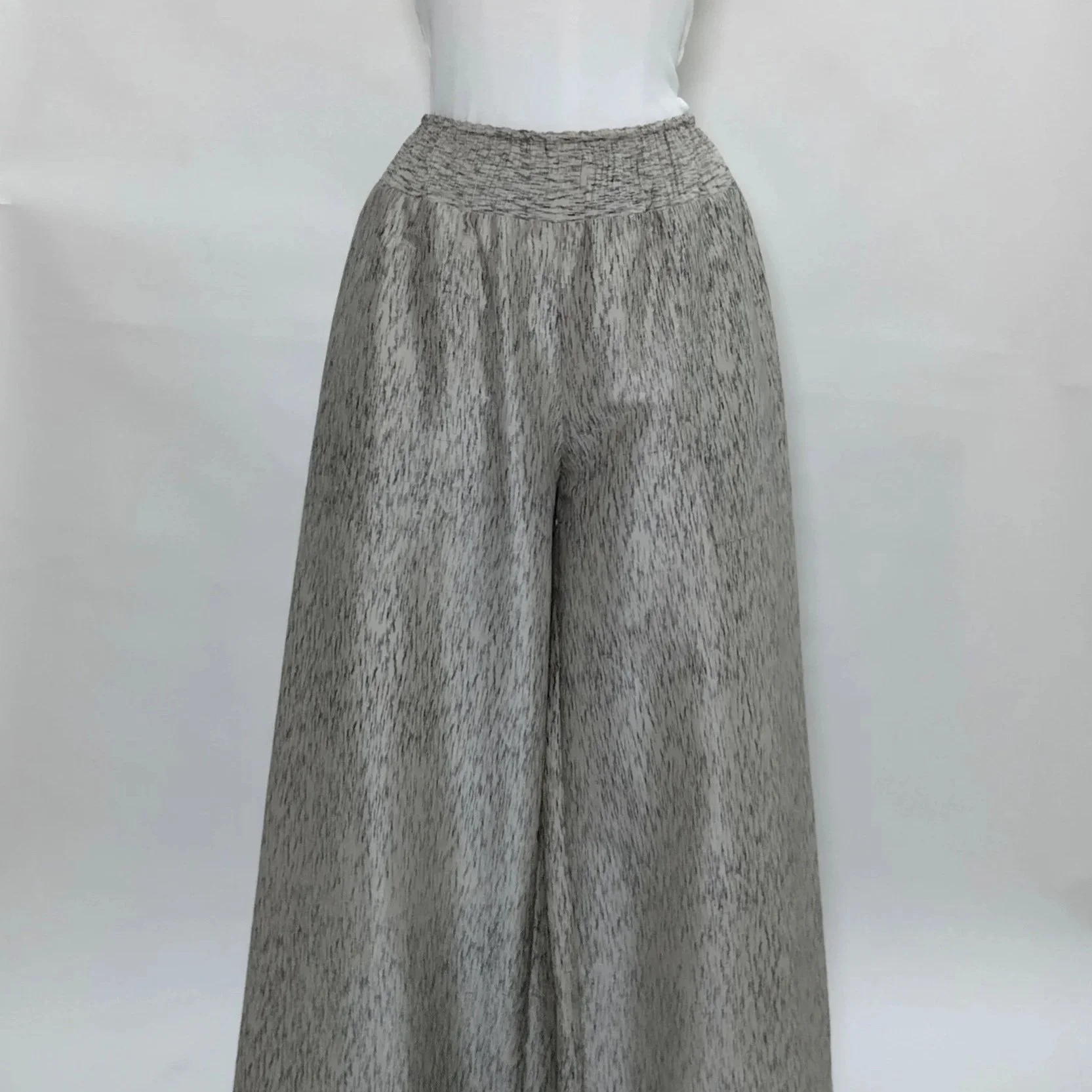 Akira Isogawa - Ikat Hand Print Gathered Pants