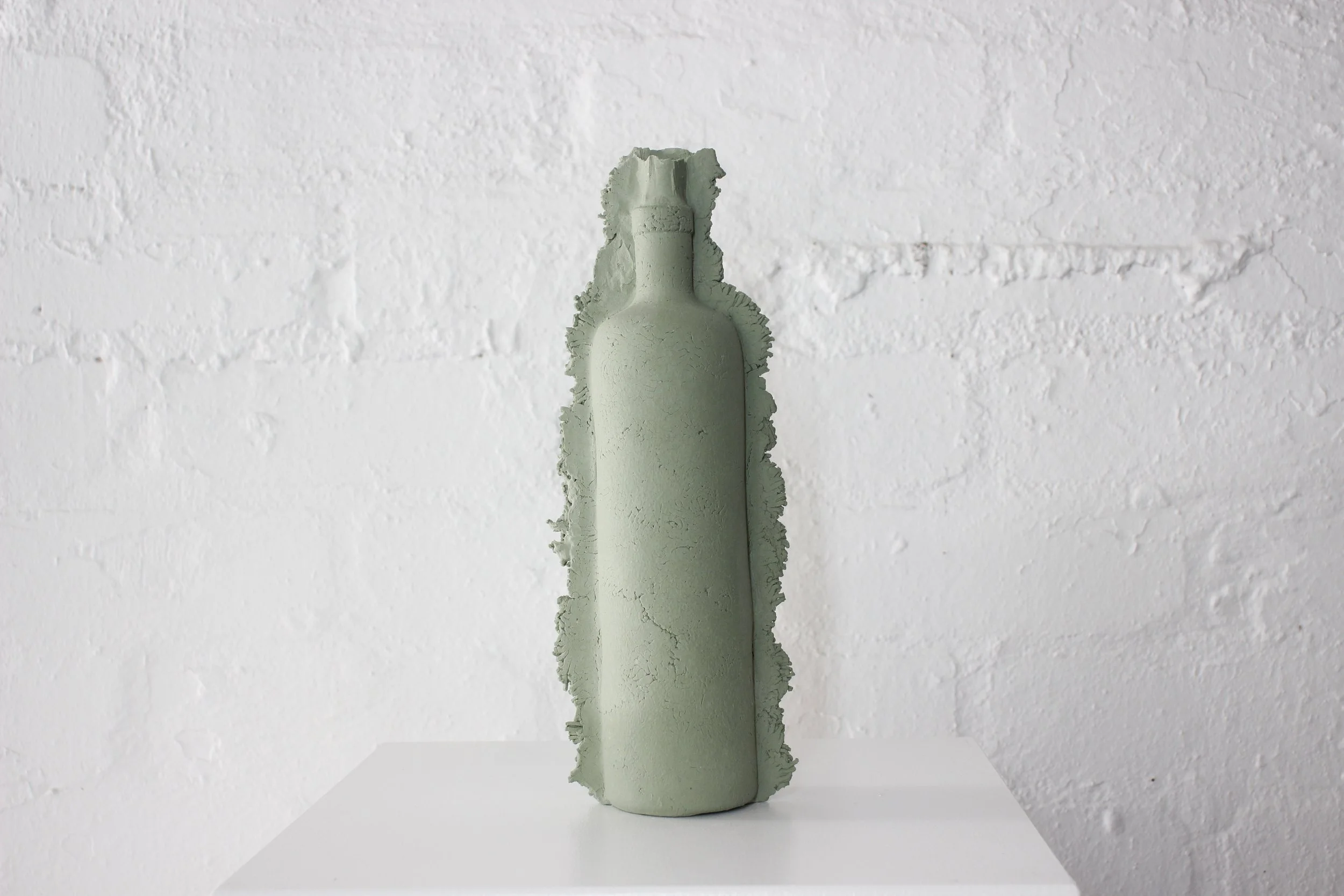 Kristin Burgham - Lichen Short Neck Bottle