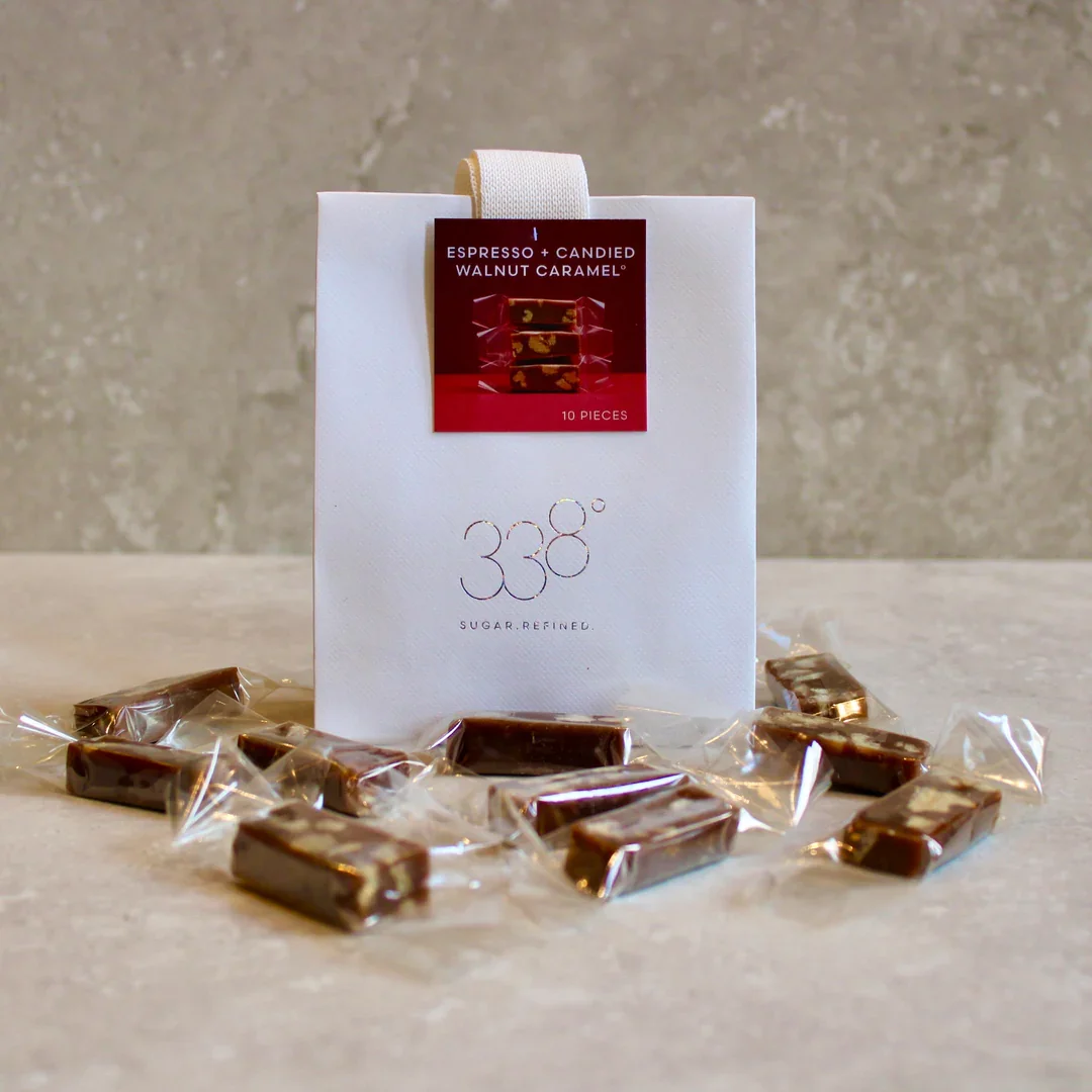 338degrees - Petit Cadeau of Espresso + Candied Walnut Caramel