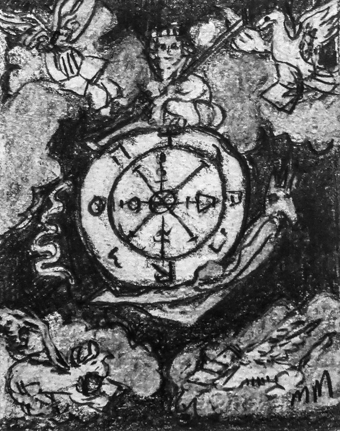 Marina Mason. Wheel.Pencil on paper.26.5 x 22.5cm. 2024.jpg