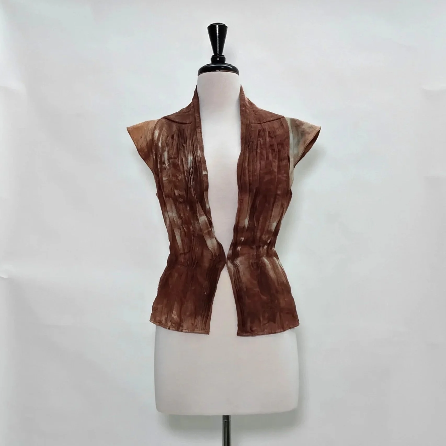 Akira Isogawa - Hand Painted Pleated Vest