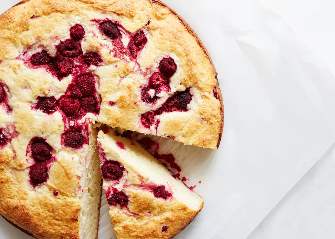 Raspberry Ricotta Cake