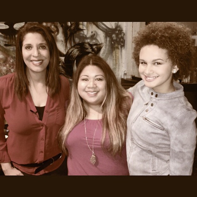 Great seeing some friends at @scratchLA today-- Christine Devine of @myfoxLA and our student @misslelabrown. #scratchLA #myfoxLA #fox11news