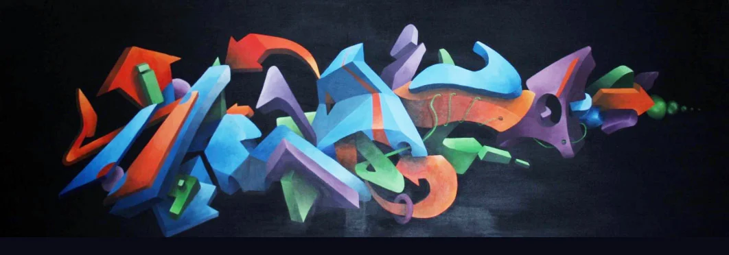 Movement Painting. size: 4200mm x 1100mm